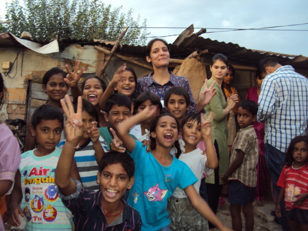 Visit to Slum, Sector25, Chandigarh for a distribution drive