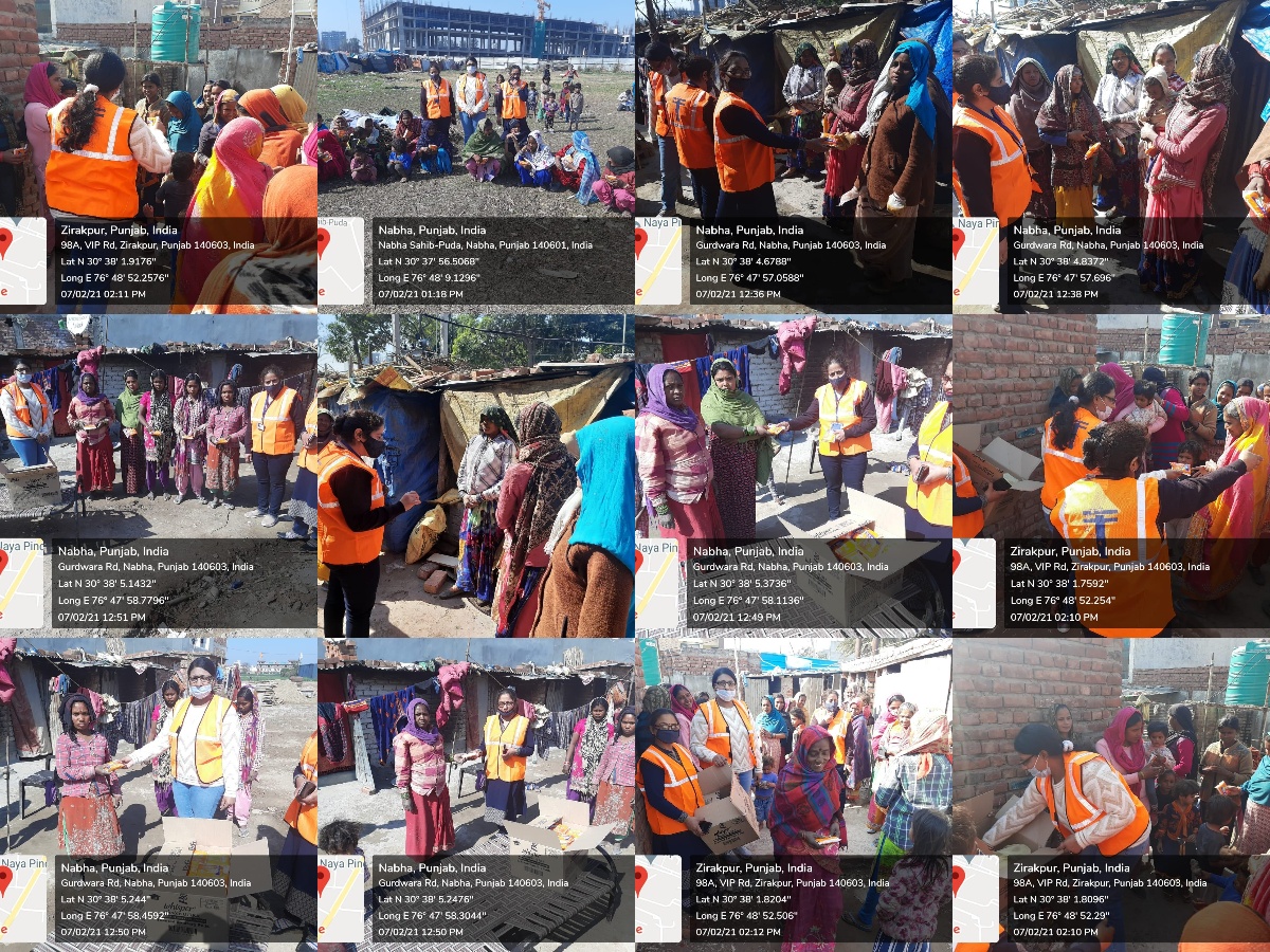 Sunday of Service) ZIRAKPUR by NGO Tammana – – 7th Feb 2021