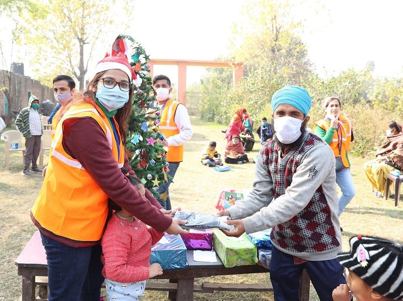 Christmas Celebration in a shelter home