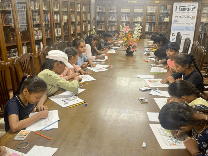 Library Visit for children by NGO Tammana