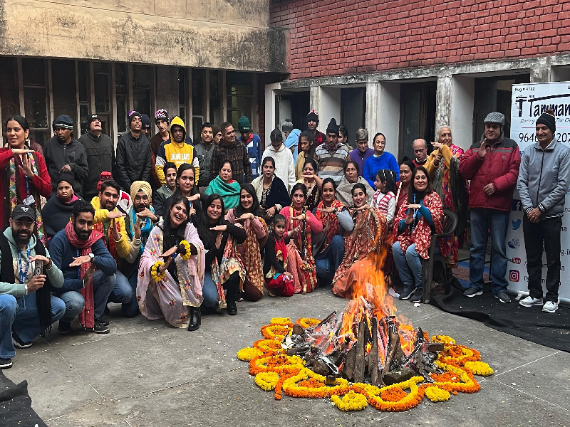 Lohri celebrations at home for differently abled