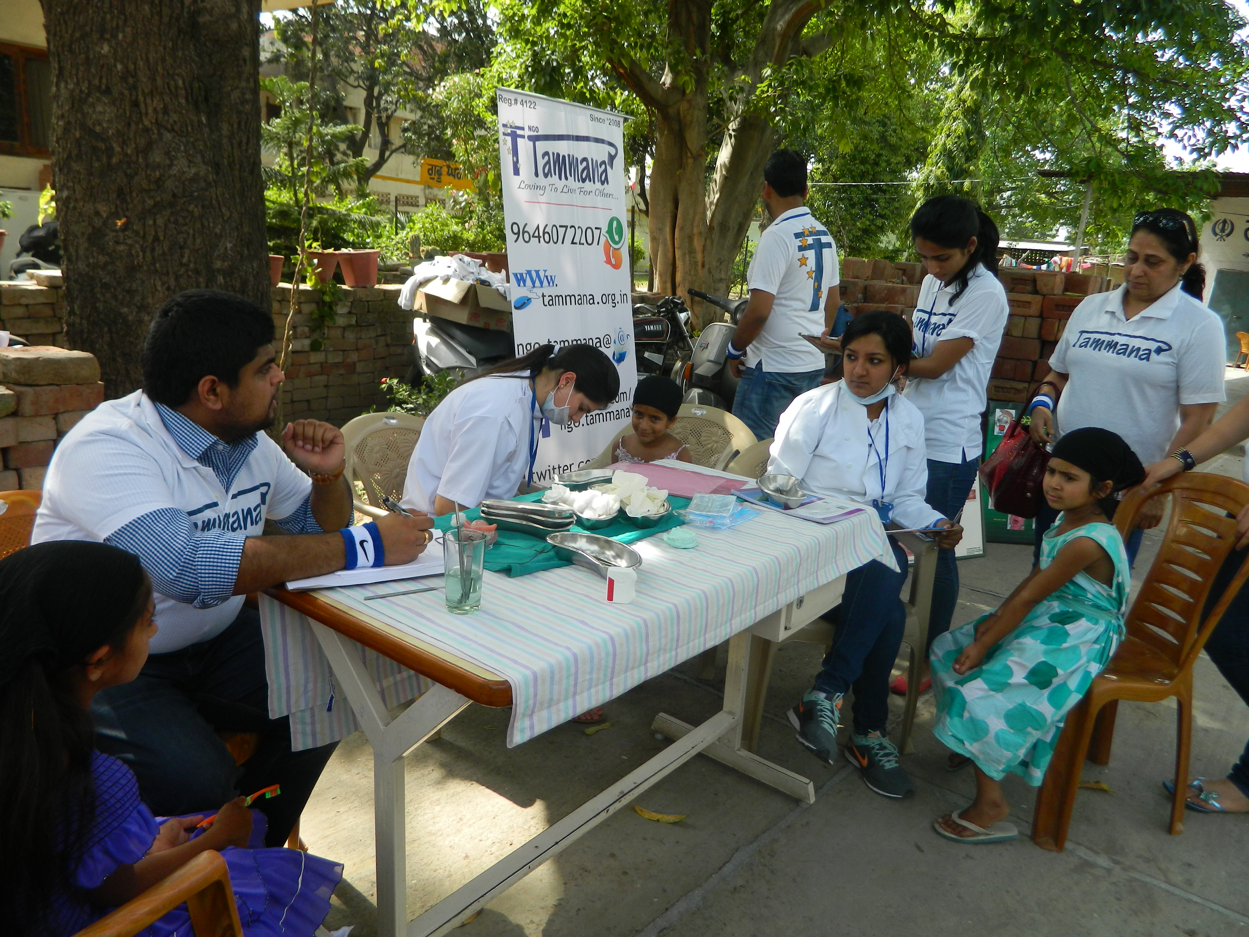 Dental Camp for the residents